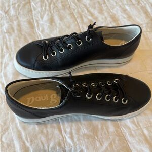 ✨ Paul Green “Hadley” Leather Sneakers — NWOB — Size 9.5 (6.5 UK)✨